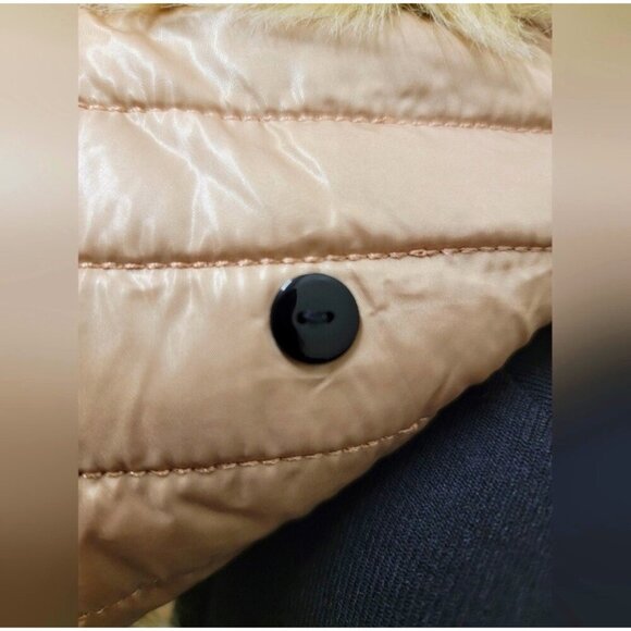 Faux Fur Aviator Trapper Hat With Ears Flaps For Women/Men Beige & Tan Warm Wint - Picture 10 of 14